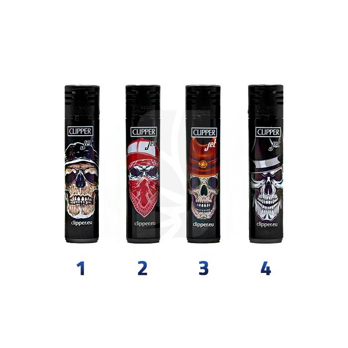 Mechero CLIPPER Large Skulls 4 Mechero CLIPPER Large Skulls 4