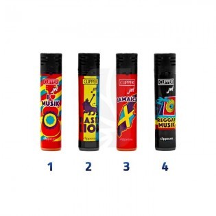 CLIPPER Large Jet Rasta Jamaica Lighter 🎵 BUY