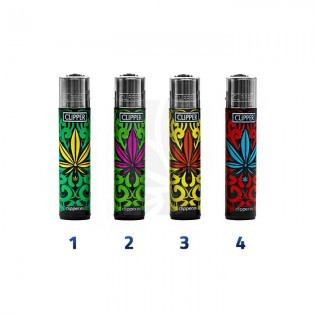 COMPRA y COLECCIONA Mechero CLIPPER Large POP Leaves
