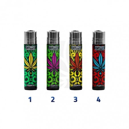 COMPRA y COLECCIONA Mechero CLIPPER Large POP Leaves