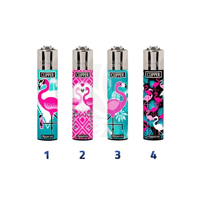 Clipper Lighter Funny Flamingos