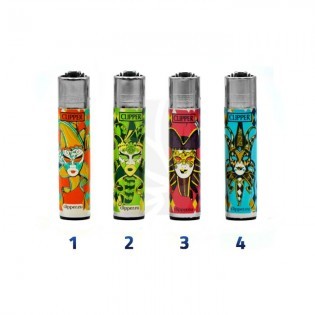 CLIPPER Lighter Carnival Mask 🎭 COLLECT
