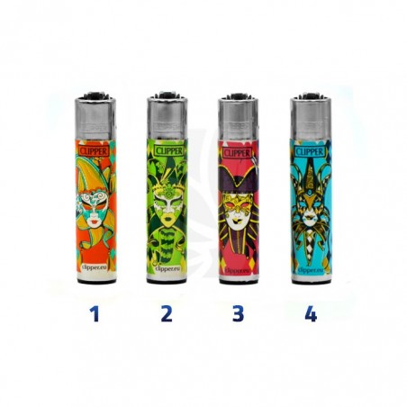 CLIPPER Lighter Carnival Mask 🎭 COLLECT