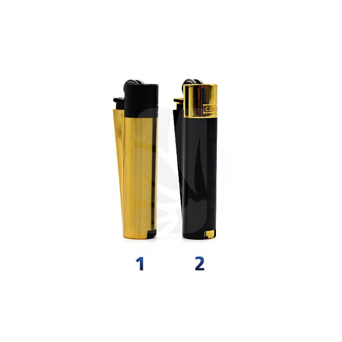 Briquet CLIPPER Black & Gold