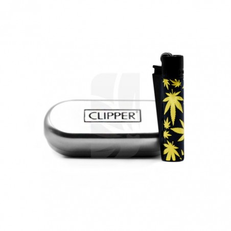 CLIPPER Leaves Gold Feuerzeug