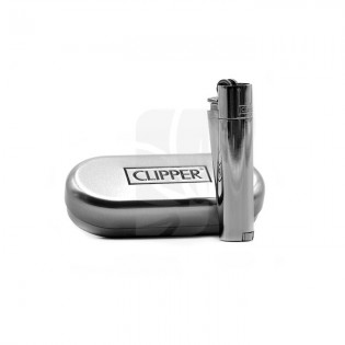 CLIPPER Metal Adjustable Flint Lighter + box ✨