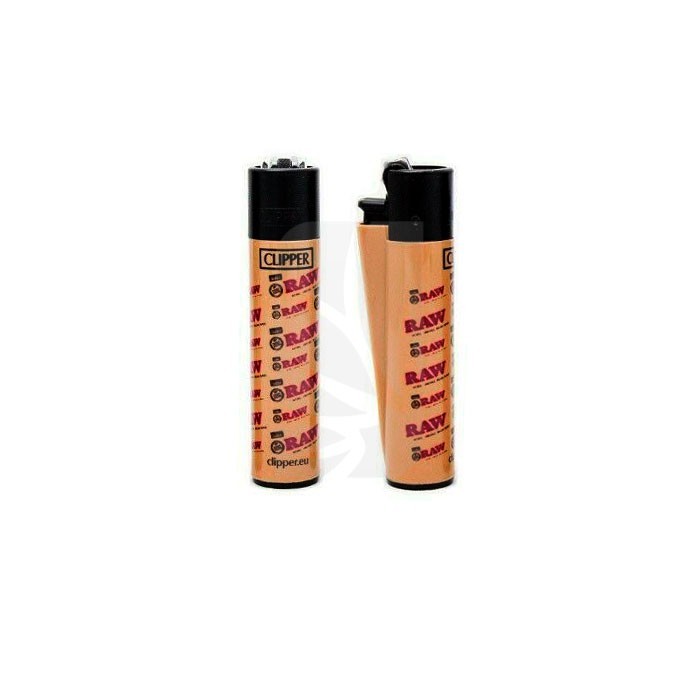 Accendino RAW CLIPPER Marrone Logo Accendino RAW CLIPPER Marrone Logo