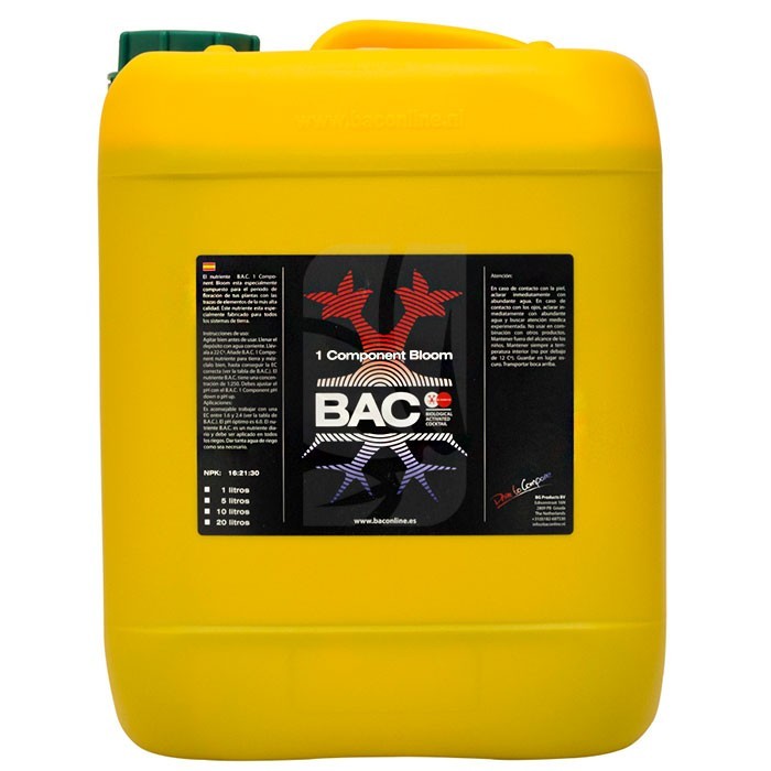 One Component Soil Bloom de 10 Litros BAC One Component Soil Bloom de 10 Litros BAC