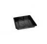 Plato Cuadrado negro de 20 x 20 cm. Plato Cuadrado negro de 20 x 20 cm.
