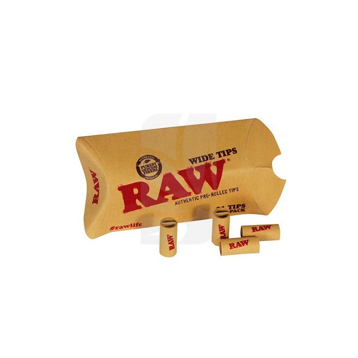 RAW Prerolled Tips Wide RAW Prerolled Tips Wide