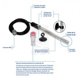 precio SONDA DE SOLUCIÓN DE PH BLUELAB