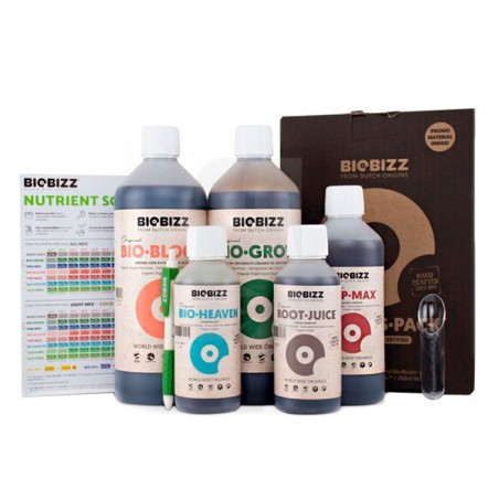 Kit Fertilizantes BIOBIZZ para cultivo marihuana