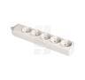 Base Bipolar 5 tomas con T/T lateral 16A 250V Base Bipolar 5 tomas con T/T lateral 16A 250V