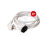 Alargador 5mtr. 3x1,5 T/TL blanco Alargador 5mtr. 3x1,5 T/TL blanco