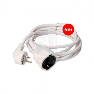 Prolongador Manguera 3 x 1.5 T/TL 4 mts. blanco
