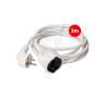 Alargador 3mtr. 3x1,5 T/TL blanco Alargador 3mtr. 3x1,5 T/TL blanco
