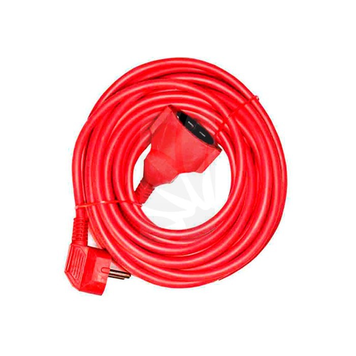 Rallonge 25 m 3x1.5 Flexible Rouge
