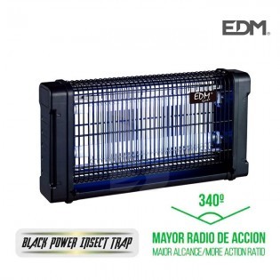 Mata Insectos Electrico c/ 2 tubos UV 6W 340º radio de acción