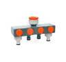 Adaptador 4 vias para grifo jardin 3/4 Adaptador 4 vias para grifo jardin 3/4