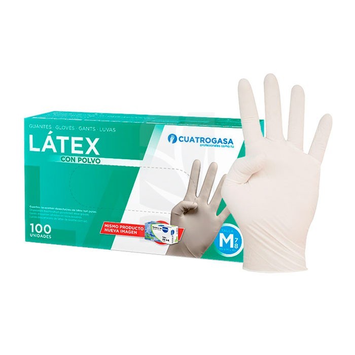Latex Gloves Size M (7–8) (100 pcs)