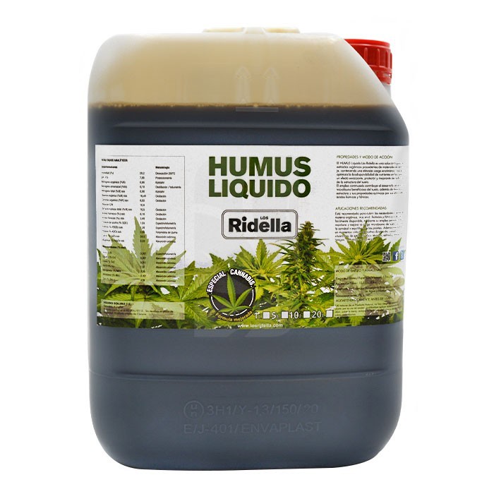 Humus de Lombric Liquide 10 Litres Los Ridella
