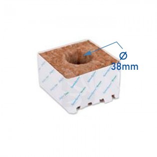 Bloc Agrawool 10x10x6,5 cm. Plug 38x35 mm