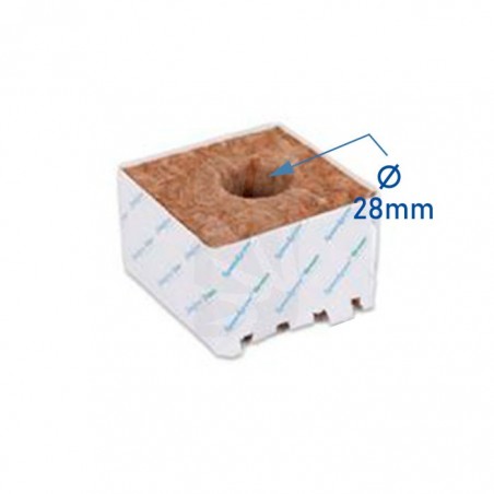 TACO AGRAWOOL 10X10X6,5 CM PLUG 28X35 MM