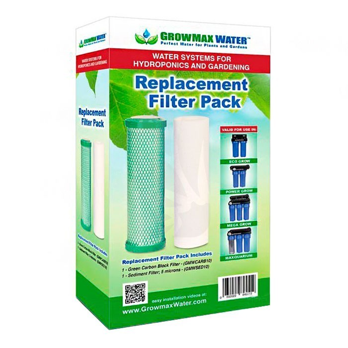 PACK FILTROS DE RECAMBIO 10" GROWMAX PACK FILTROS DE RECAMBIO 10" GROWMAX