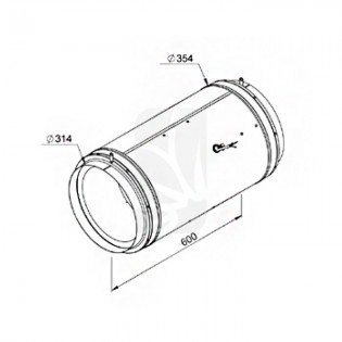EXTRACTOR ISO-MAX 315 (2380 M3/H)
