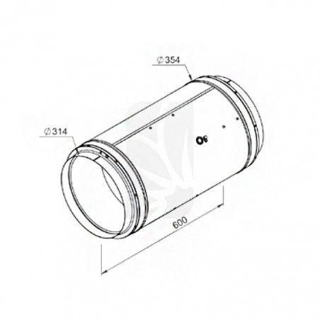 Extractor ISO-MAX 315 (3260 M3/H)