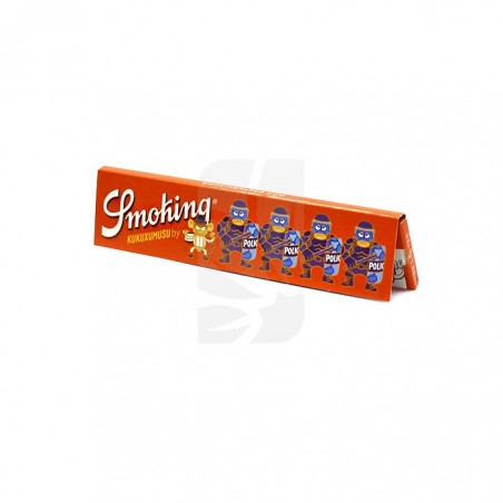 Papeles de Liar Police Monkeys en King Size Slim de Kukuxumusu de Smoking Deluxe
