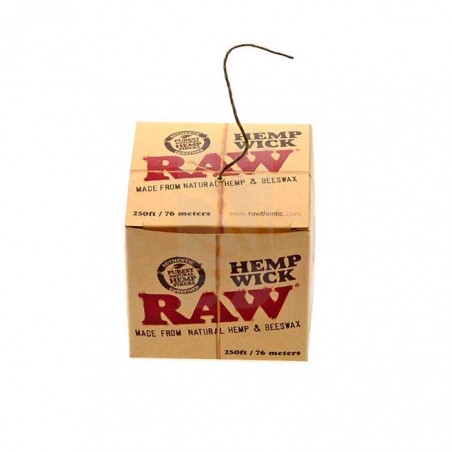 RAW Hemp Wick Rope 76 Meters