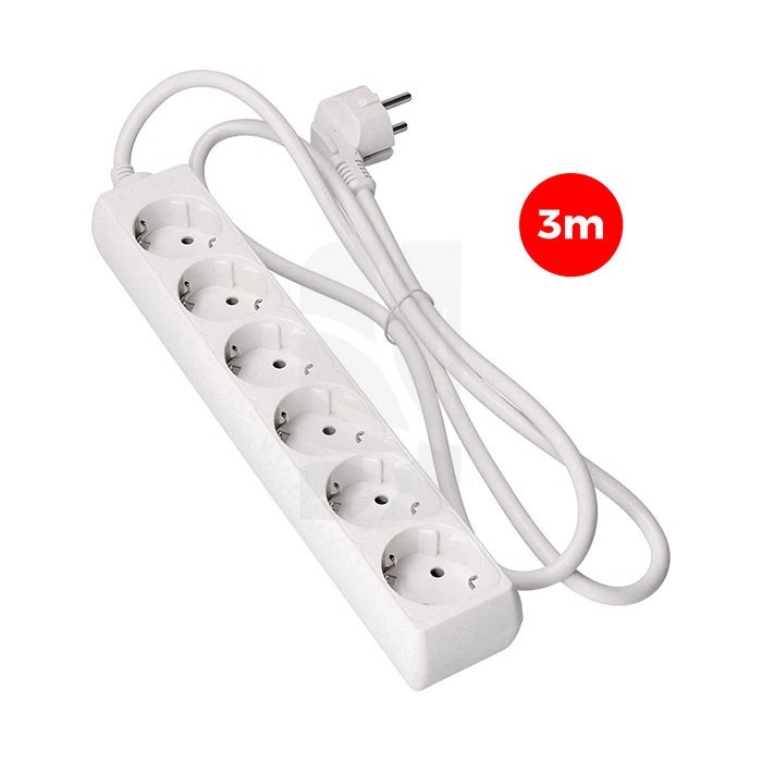 Base multiple 6 tomas T/TL 3 mts. Base multiple 6 tomas T/TL 3 mts.