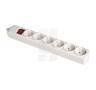 Base Bipolar 6 tomas T/T lateral 16A Interruptor luminoso Base Bipolar 6 tomas T/T lateral 16A Interruptor luminoso