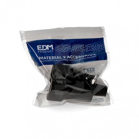 Base Aerea goma 10/16 A 250 V Negra envasada