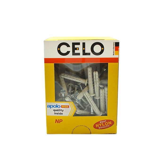 Boîte 100 u. Cheville à Frapper avec Colerette 6x35