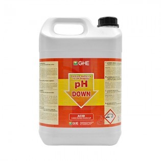 PH DOWN de 5 Litros GHE ✅ REDUCTOR DE PH CULTIVO - GROWSHOP