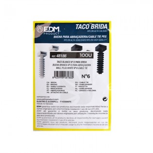 Buy Pack 100 White Block No. 6 for clamp ◁