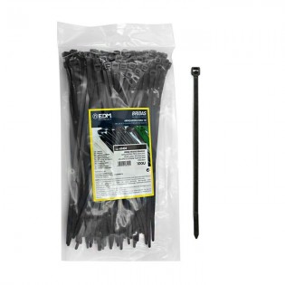 Price Black cable ties 200x4.8 mm. 100 u. ◁ ◁