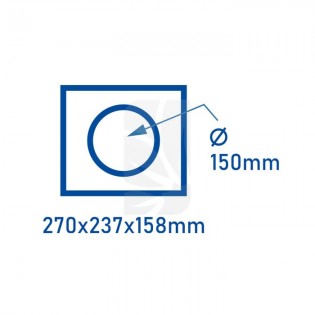 Medidas FILTRO ANTIPOLEN E INSECTOS 150MM