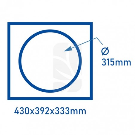 Filtre Anti-Pollen et Insectes 315 mm
