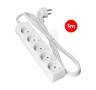 Multipresa con 5 prese T/TL, 3 m (3x1,5 mm)