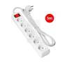 Multipresa con 6 prese T/TL, 3 m (3x1,5 mm), con interruttore
