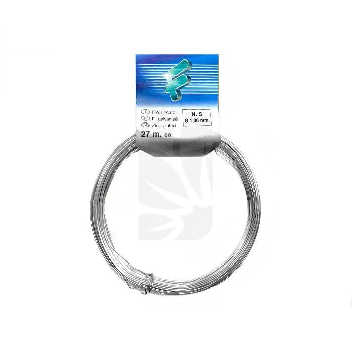 Arame Zincado Nº 5 1,00mm x 27 m. 160 g.