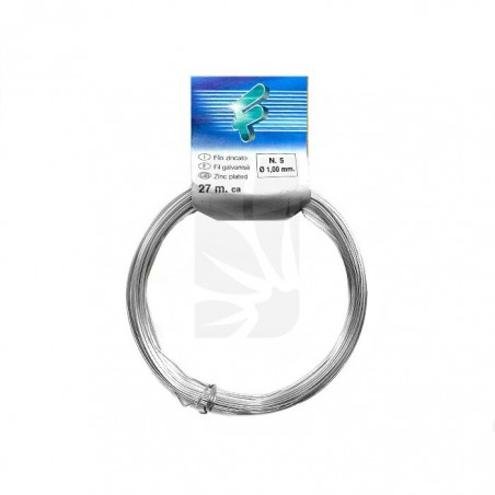 Comprar Alambre Zincado Nº 5 1.00mm x 27 mt. 160 gr ◁ ◁