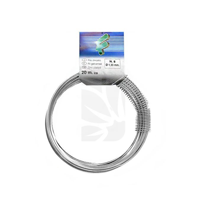 Arame Zincado Nº 8 1,30mm x 20 m. 200 g.