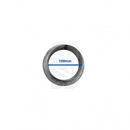 Metal Crown Duct Connector 100 mm