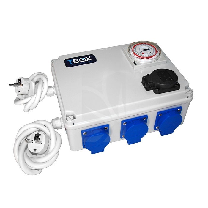 Temporizzatore TEMPOBOX 6 x 600 W C/ Presa riscaldatore