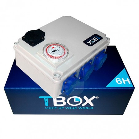Minuterie TEMPOBOX 6 x 600 W AVEC Prise chauffe-eau