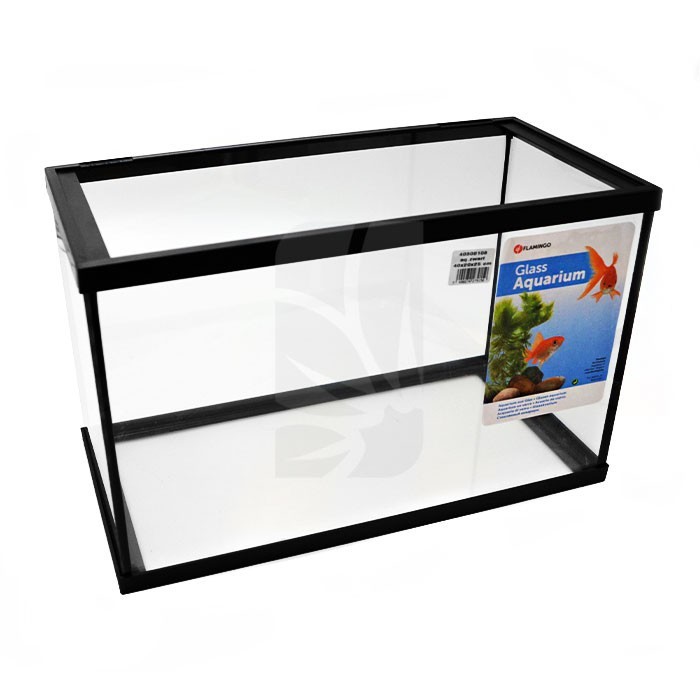 Acuario de Vidrio 40 x 20 x 25 cm. Negro Acuario de Vidrio 40 x 20 x 25 cm. Negro